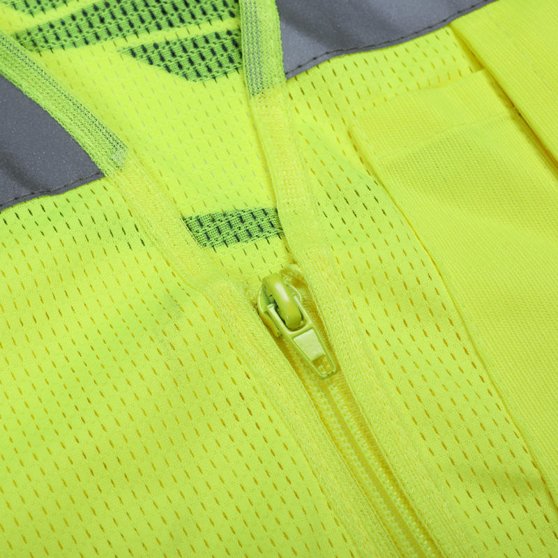 Multi-Pocket Mesh Reflective Vest 