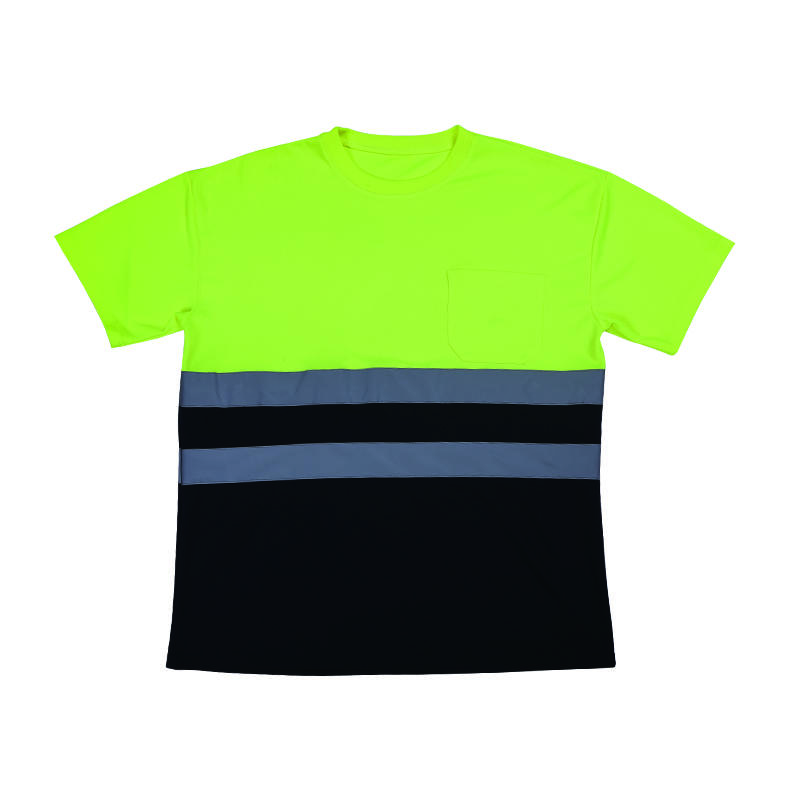 Patchwork Reflective Polyester T-shirt